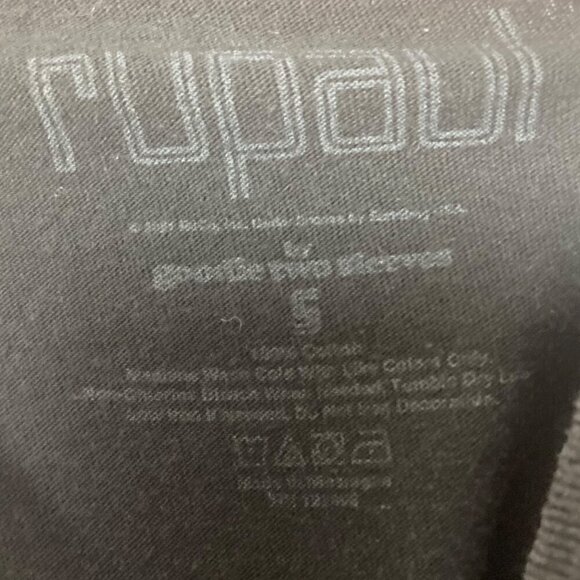 RuPaul Graphic T Shirt Adult Small Dont Be Sorry Be Fierce Black Cotton - Picture 3 of 5